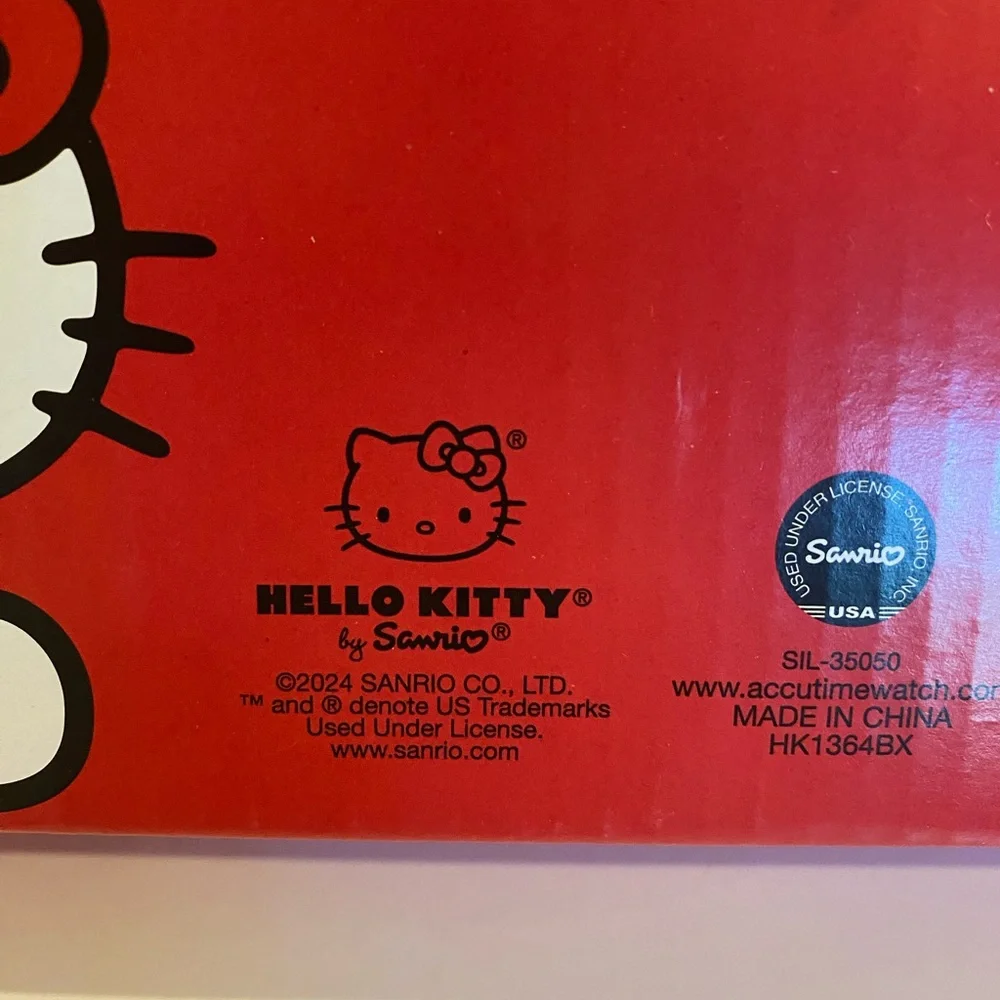 Hello Kitty Table Top Clock New in Box